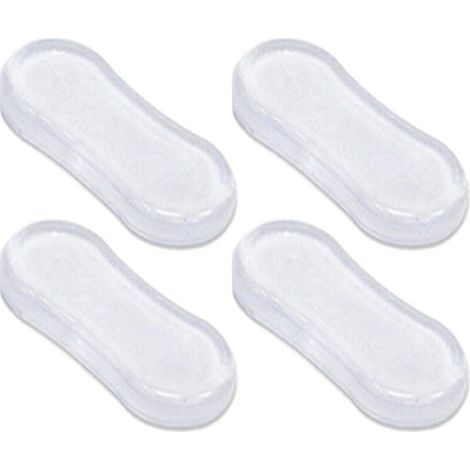 Tampons Abattant WC Silencieux Universels Adhésifs Protection Pare-Chocs Siège Toilette (1/4)