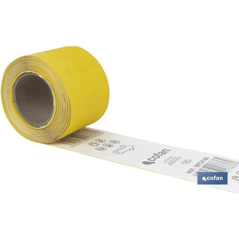 Rotolo Carta Vetrata 100 x 25 MG180 (1/5)