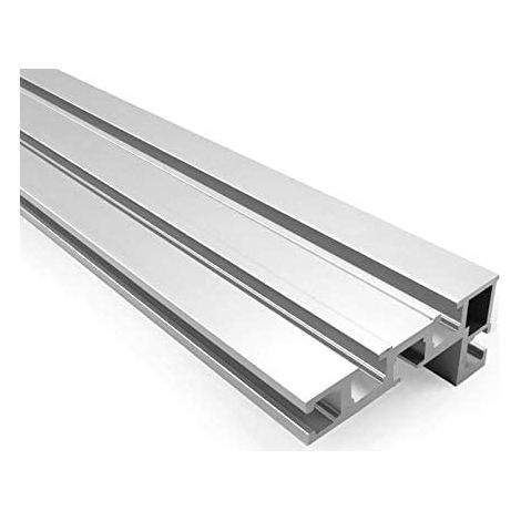 Rail à onglets en T, 75 types 600 mm, rail de guidage en T, rainure en T en aluminium, engrenage à onglet, scie circulaire à bois, mini rail en T pour fixation de clôture (1/5)