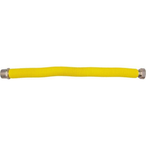 Flessibile estensibile ø 1/2" MF - 130 ÷ 220 mm per allacciamento caldaia gas rivestito in polietilene giallo - A NORMA UNI EN 11353 00000016186 (1/4)