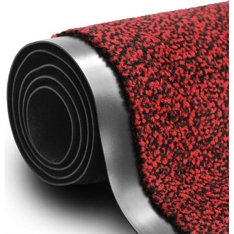 Tapis de Porte Paillasson d'entrée SKY Performa, Rouge 120 x 180 cm