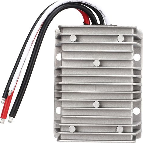 Jeffergarden Convertisseur réducteur de tension CC 8 V-40 V à 13,8 V 25 A 345 W IP68 module de transformateur de régulateur étanche pour voiture, bateau, yacht, chemin de fer, aviation (1/5)
