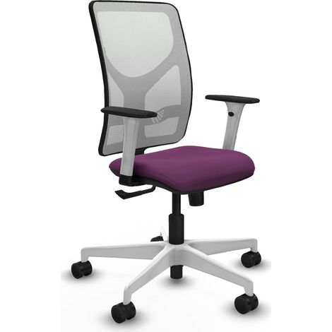 Silla de oficina piqueras y crespo Motilla blanco espuma alta densidad (1/2)