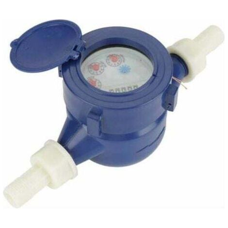 Rotary water meter for precise measurement – Corrosion resistant nylon – DN15 inlet – Limit flow rate 2.5 m³/h – Reading 0.0001 (1/5)