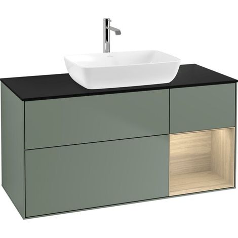 Villeroy & Boch F832PCGM Meuble sous-lavabo Finion F83 (1/2)