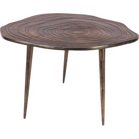Table d'appoint aluminium 40x60x45cm (1/3)