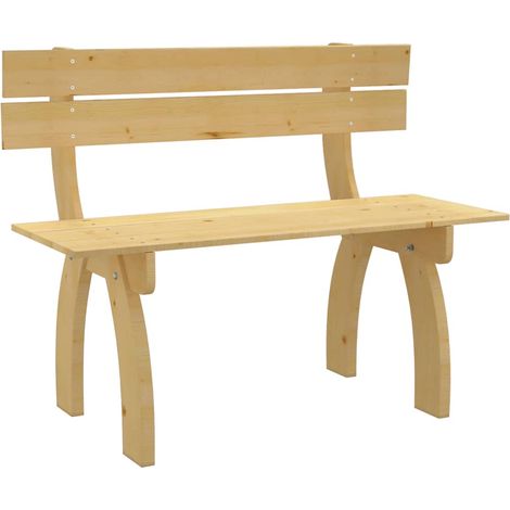 Gartenbank 150 cm Kiefernholz Imprägniert