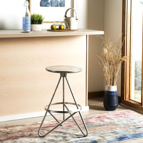 Tabouret de Bar en métal Style Industriel 41 x 41 x 60,96 cm (1/5)