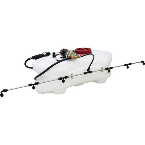 Deposito con pulverizado de 4 cabezas y pistola para tratamientos fertilizantes y fitosanitarios 12V, 100 LITROS (1/5)