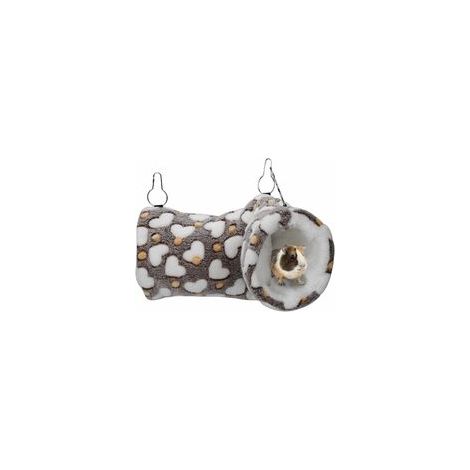 Tunnel Pour Rongeurs - Nid Doux En Polaire - Accessoire Cage Hamster Souris - Jeu Et Cachette - 1 Piece (1/5)
