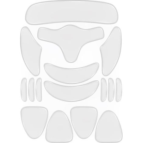 16 parches de silicona reutilizables antiarrugas para rostro, boca, frente y barbilla - Set de parches antiarrugas (1/5)