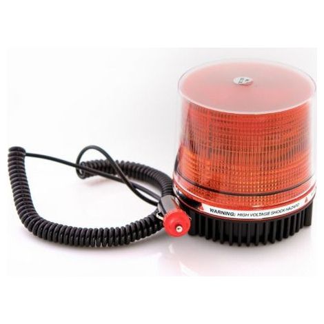 26 LEDs, 8 Watt Signalleuchte, Not- / Rundumkennleuchte mit Kuppel, 12 V, mit Magnet- oder Schraubbefestigung, 9 Strahlen
