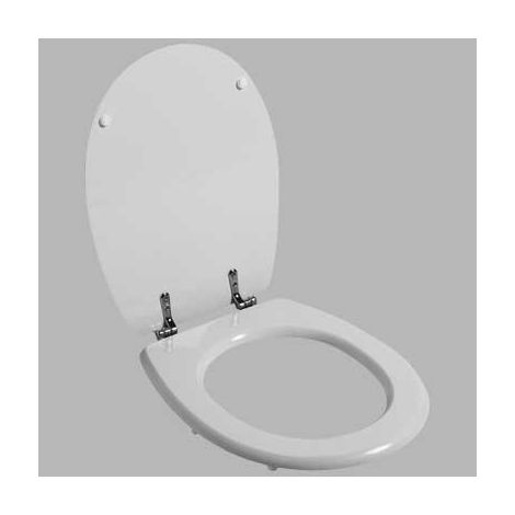 SEDILE EMY187Y CHIUSO PER VASO POLIFEMO MDF bianco coprivaso copriwater SEBA