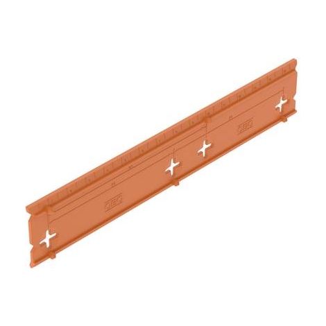 OBO Bettermann Plantilla de taladrar 160x31x6 polipropileno naranja, 2003890
