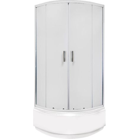 KERRA MALIBU GL Duschwand + Aston Duschwanne / 90 x 90 cm (1/3)