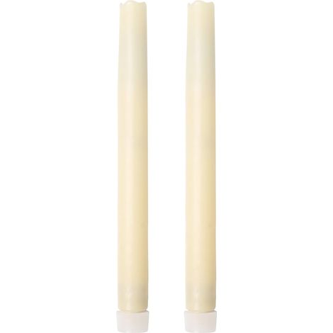 Bougie sans flamme conique LED de 22,9 cm (environ), idéale pour les décorations festives. (1/2)