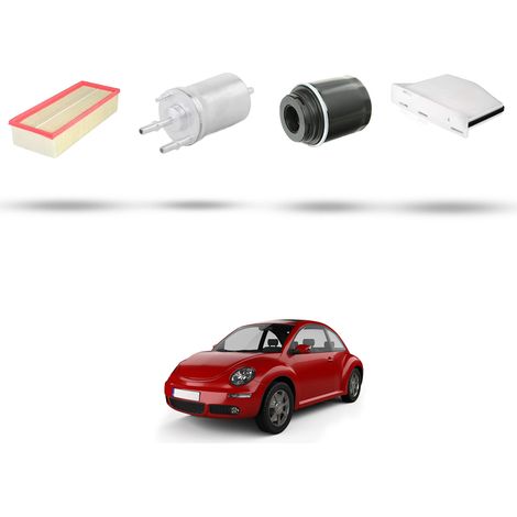 Kit tagliando 4 filtri compatibile con Vw New Beetle / Cabrio (5C) 1.4 TSI 118kw Dal 2011 (1/5)