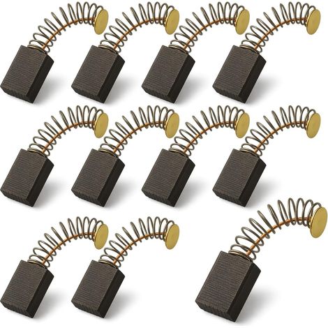 Balais Charbon 5x8x15mm - Lot de 10 - Graphite Cuivre - Pour Meuleuse Angle Marteau Piqueur (1/5)