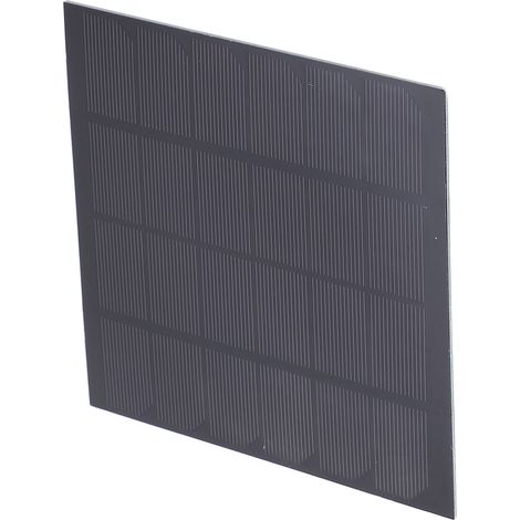 Panneau solaire portable 3W 6V monocristallin en silicium, module de charge solaire PET 145x145mm (1/5)