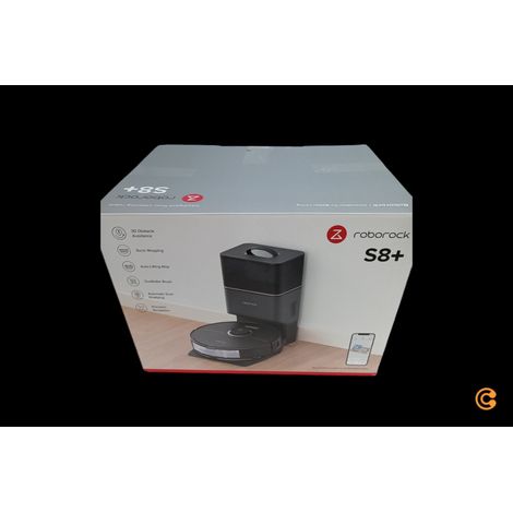 [GEBRAUCHT] Roborock S8+ Black Saug Und Wischroboter Schwarz Kompatibel Mit Amazon Alexa648 B-Ware