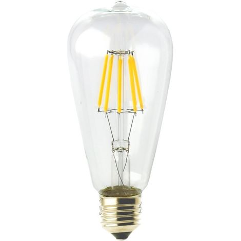 Jandei - Ampoule LED à Filament ST64 6W E27 Blanc 2700K Ampoule LED à Filament E27 (1/4)