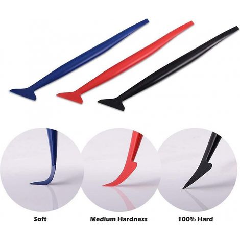 BEBUSINGOTO Herramienta para raspar láminas de automóvil, varilla larga, borde a presión, costura a presión, raspado de láminas, borde cerrado, espacio de raspado, tres configuraciones (1/5)