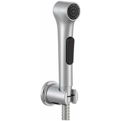 Douchette WC chromée + support + flexible (1/5)