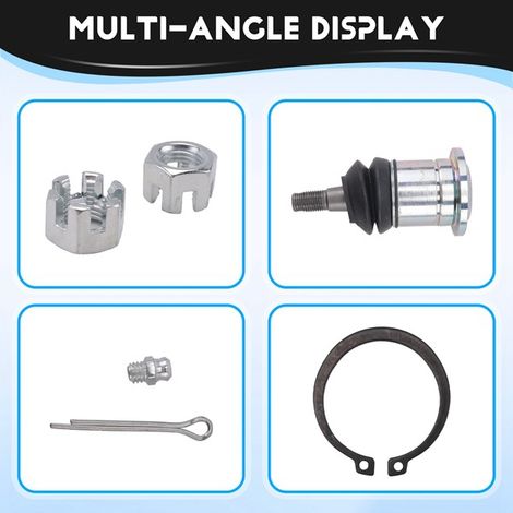1 pair. Colors: see photo. Materials: metal and rubber. (Extended upper front steering ball joint for motor vehicles, part number 43310)--DTEKGAZ (1/5)