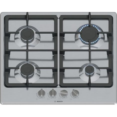 Bosch Serie 4 PGP6B5K90 placa de cocina acero inoxidable