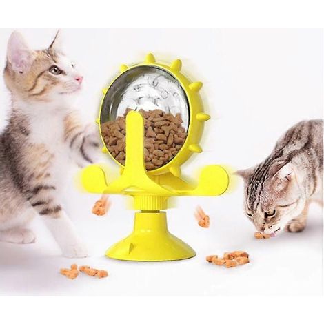 Online Store - Lallypet, Moulin à vent rotatif Lallypet pour la nourriture, Jouet à ventouse moulin à vent rotatif à 360° (1/5)