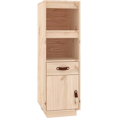 Maison Exclusive - Aparador alto madera maciza de pino 34x40x108, (1/5)