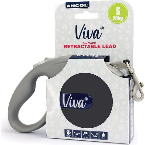 Ancol Viva Extend Lead Black - sml - 86736 (1/5)