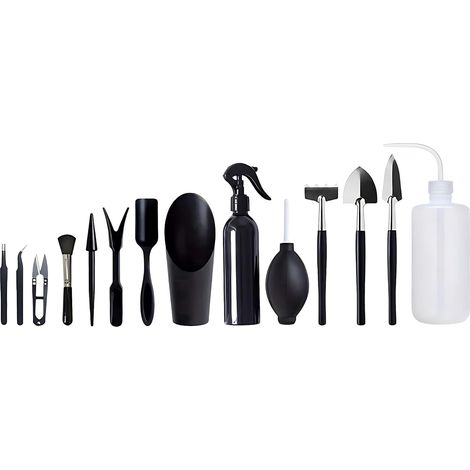 Kit d'outils de bonsaï de 14 pièces avec mini outil de jardinage pratique pour plantes d'intérieur et une culture professionnelle de bonsaï (1/5)