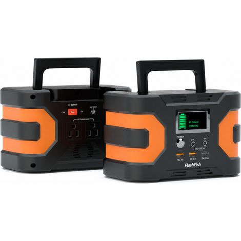 Station d’énergie portable EA200 166 Wh – Sortie AC 200 W, onde sinusoïdale pure, USB QC3.0, DC 12 V