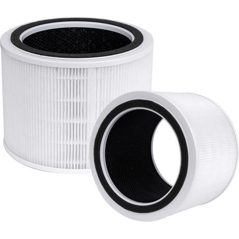 (2 pièces) Filtres de rechange Core 200S-RF compatibles avec le purificateur d'air LEVOIT Core200S/Core 200S-P 3-en-1 (filtre HEPA à charbon actif). Accessoires inclus. (1/4)