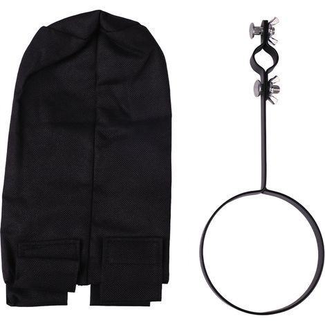 Étui de transport robuste pour baguettes de batterie, sac imperméable en nylon noir résistant à l'usure (1/5)