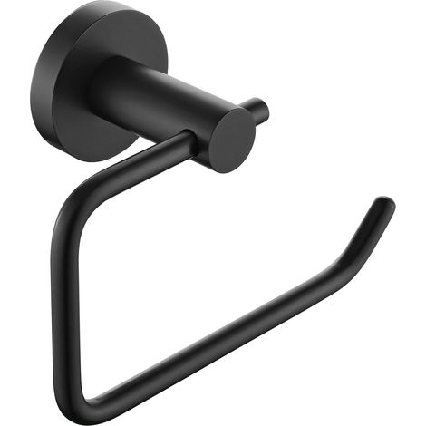 Bristan Round Toilet Roll Holder Brass Black (1/2)
