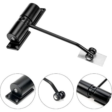 Automatic Door Closer Silent Without Punch for Doors (1/2)
