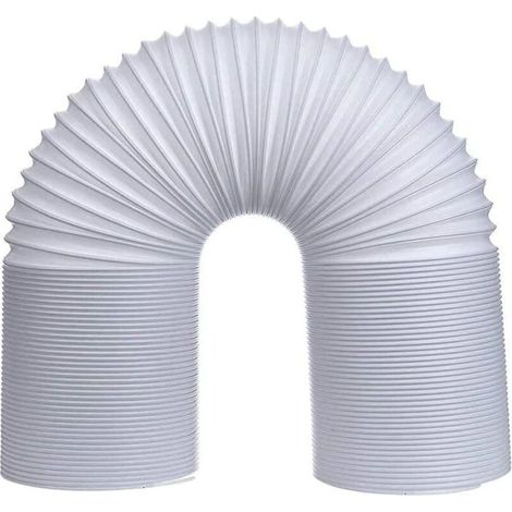 Tuyau Climatiseur Mobile, Tuyau Évacuation Climatiseur Mobile-Tuyau Pour Climatiseur en PVC Flexible Tube De-Ø150mm,1.5m-Inverse (1/5)