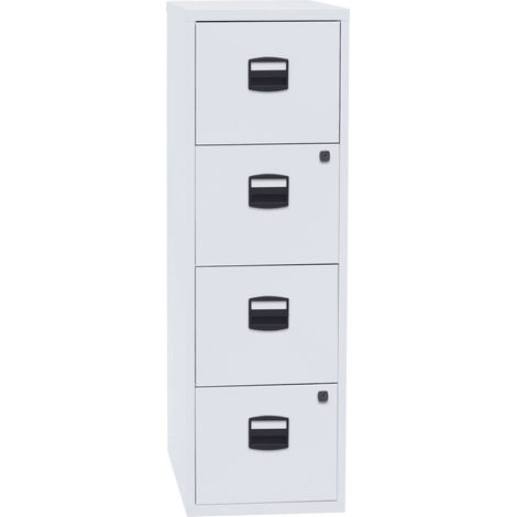 BISLEY Hängeregistratur Schrank Home Office Verkehrsweiß (1/5)