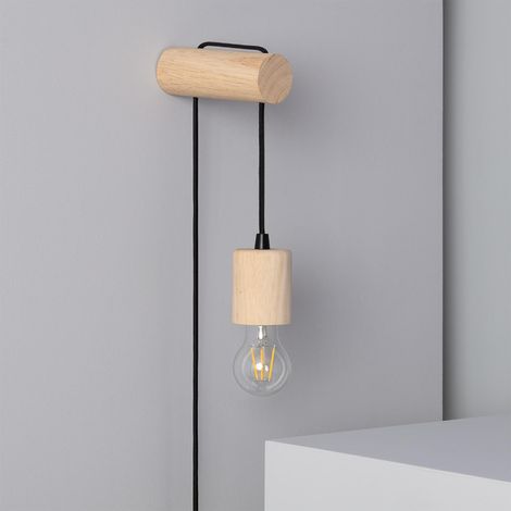 Lámpara de Pared de Madera Torse Natural (1/6)