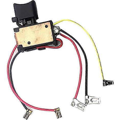 Interrupteur pour perceuse-visseuse sans fil Makita 638887-6 HP457D DF457DWE DF457D HP347D DF347D DF347DWE (1/5)