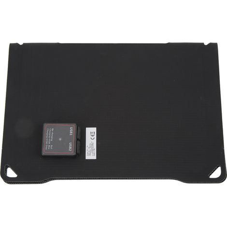 10-W-Solarpanel-Ladegerät, 5-V-Camping-Solarpanel, wasserdicht, faltbar, für Camping, Wandern, Picknick (1/5)