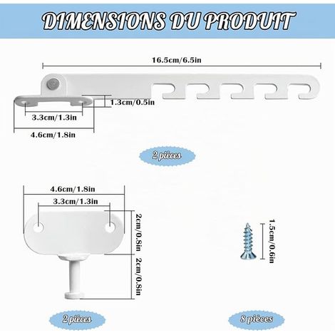 Casement Window Restrictors with Screws for Adjusting the Window Opening (1/2)