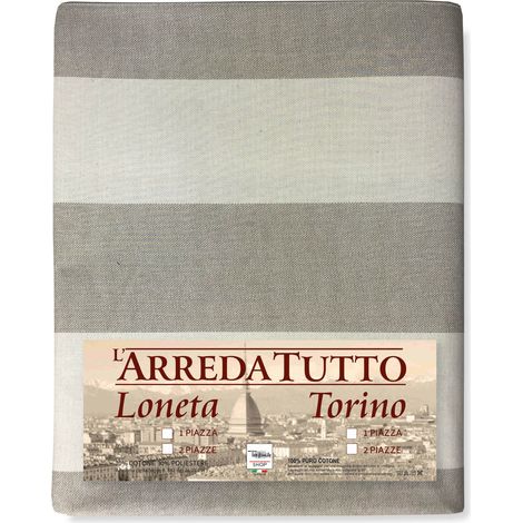 TELO ARREDO copritutto GRAN FOULARD copriletto COPRIDIVANO tessuto RIGONE BEIGE 2 PIAZZE
