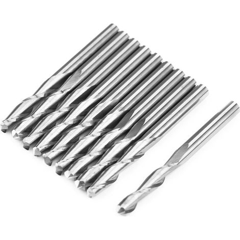 10 Hartmetall-Kugelfräser, 3,175 mm x 17 mm, 2 Größen, für CNC-Bearbeitung (1/5)