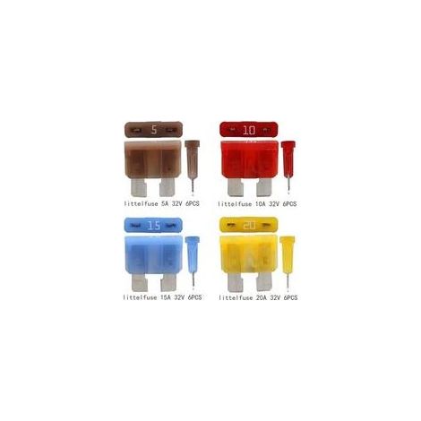 Boîte à fusibles 12 voies 12V-32V – Indicateur LED – PBT écologique – Pour véhicules, camping-cars, bateaux – Protection circuits électriques