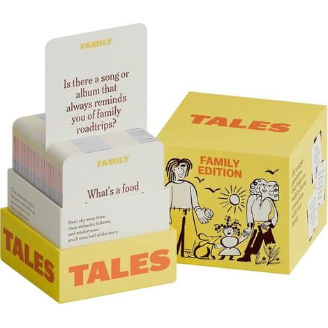 TALES 150 Cartes de conversation, Édition familiale, Idéal pour les jeux en famille (adultes, ados et enfants), les cadeaux, les fêtes et les réunions (LGL) 2 pièces (1/5)