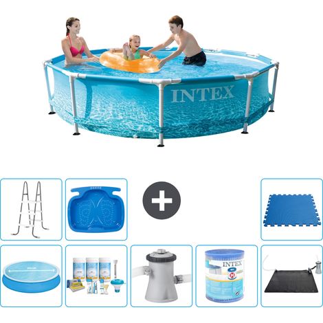 Intex Piscine Tubulaire Ronde - 305x76 cm - 9-pièces S31337 (1/5)