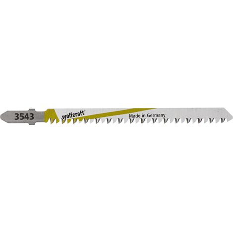 Wolfcraft Lames de scie sauteuse T-Shank/HCS 93 mm (Pack 2) (3543000) (1/5)